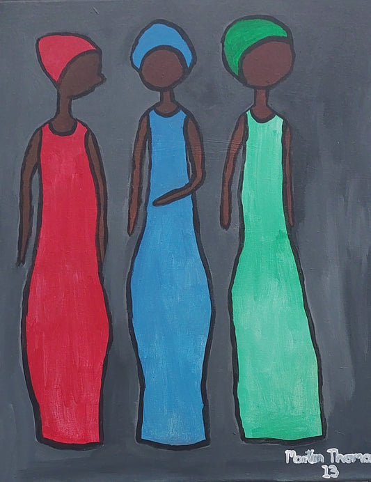 Three Ladies 40 x 49cm