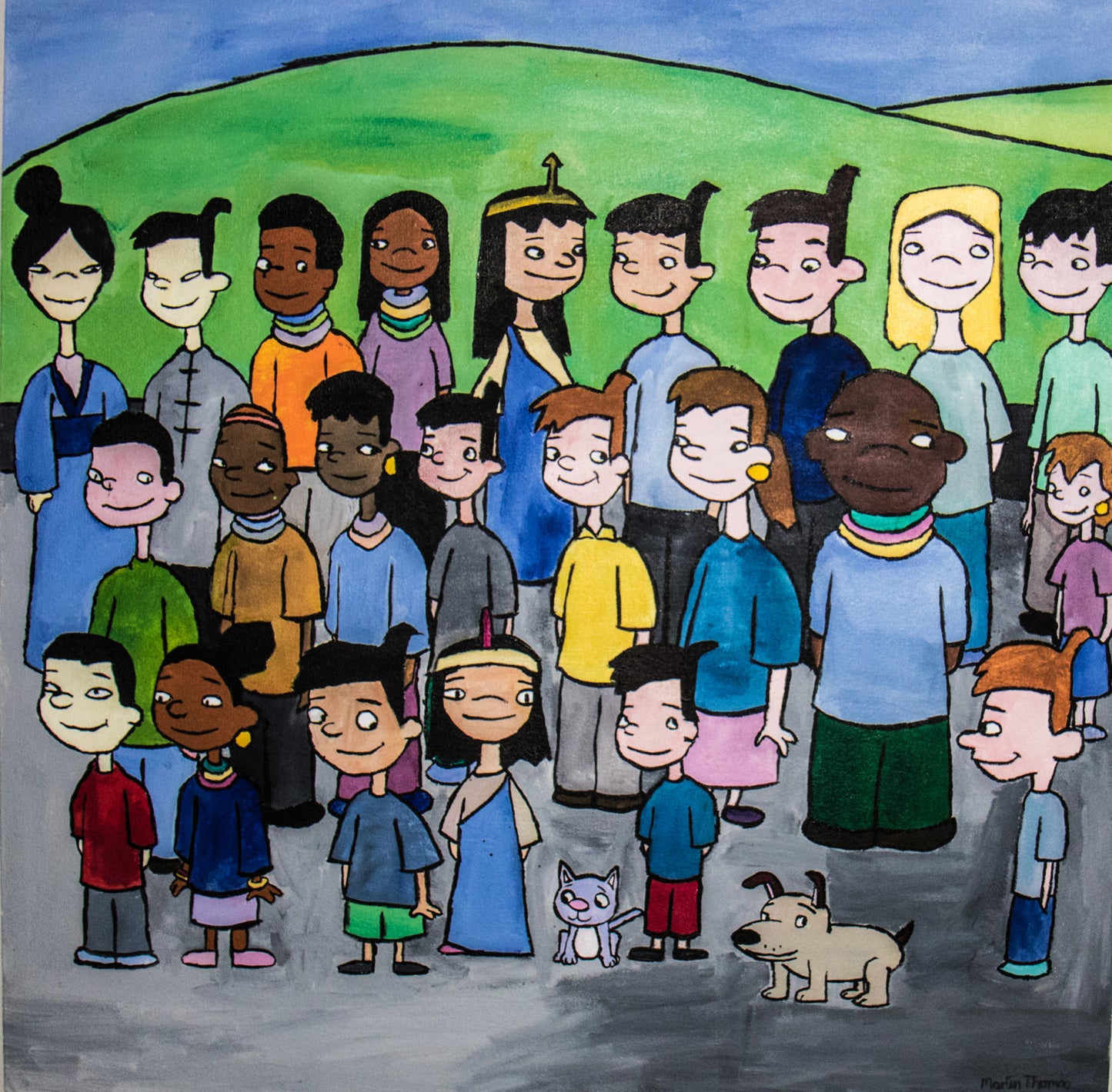 One Nation 40cm x 49cm