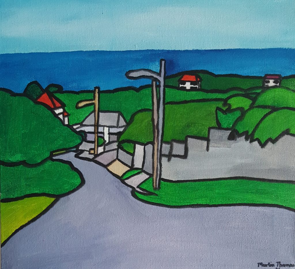 The Street 40cm x 40cm