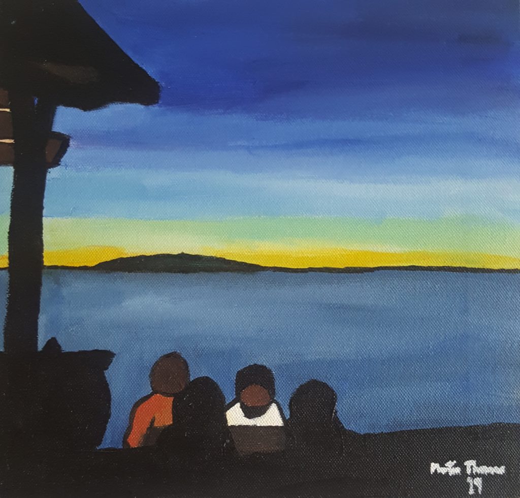 Sunset 25.5cm x 25.5cm