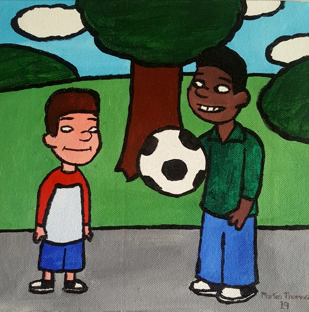 Soccer  25.5cm x 25.5cm