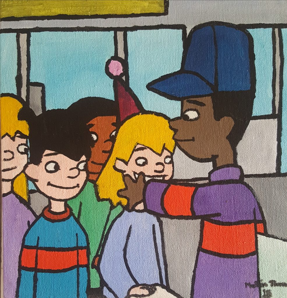 Friends In London 25.5cm x 25.5cm