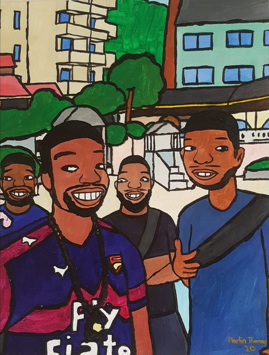 Friends At The Beach 27.5cm x34.5