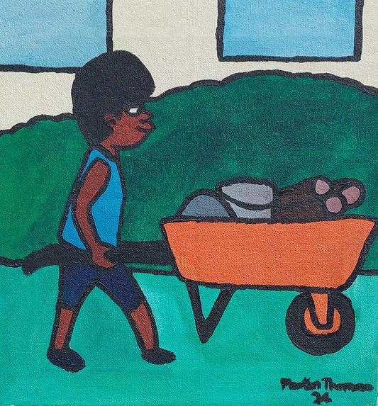 Working 30 x 30cm