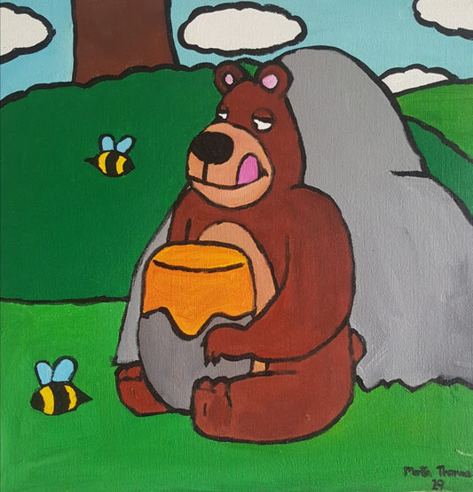 Honey Bear 40cm x 40cm