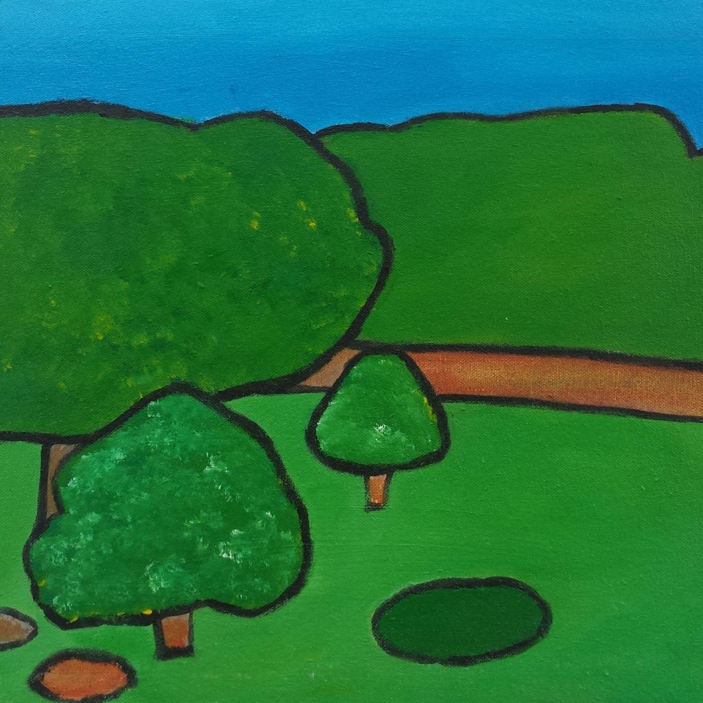 The Garden 40cm x 40cm